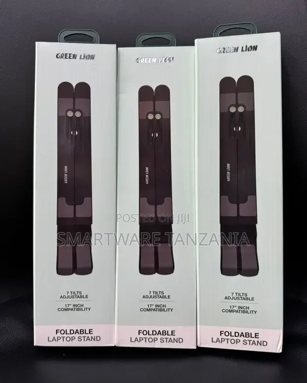 Green Lion Foldable Laptop Stand - 7 Angle Adjustments 17 Inch