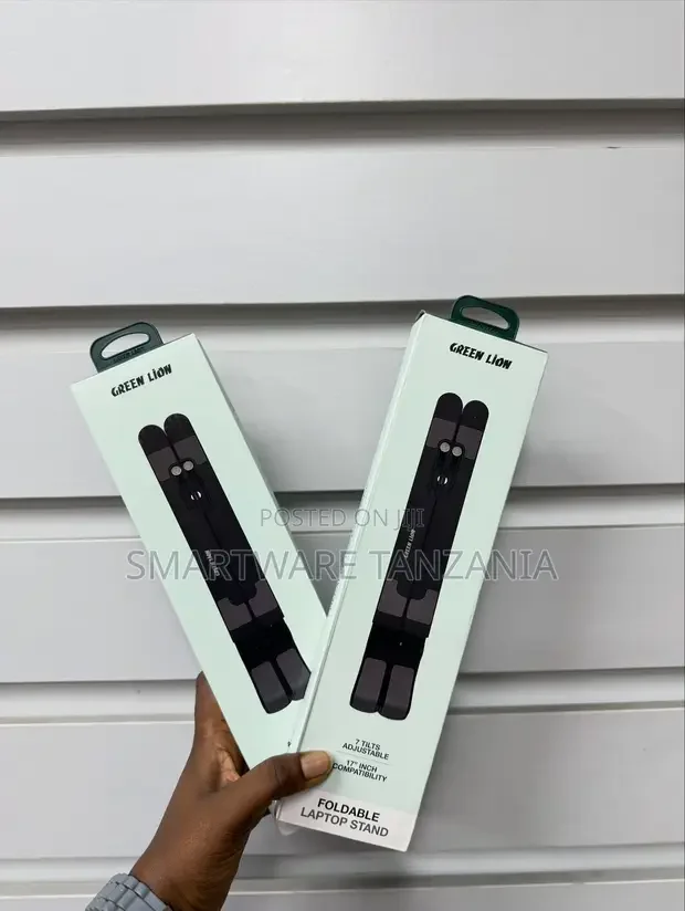Green Lion Foldable Laptop Stand 7-Level Adjustable - Buy in Dar es Salaam, Tanzania | Smartware