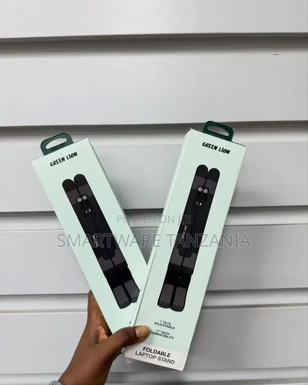 Green Lion Foldable Laptop Stand - Adjustable Portable Design