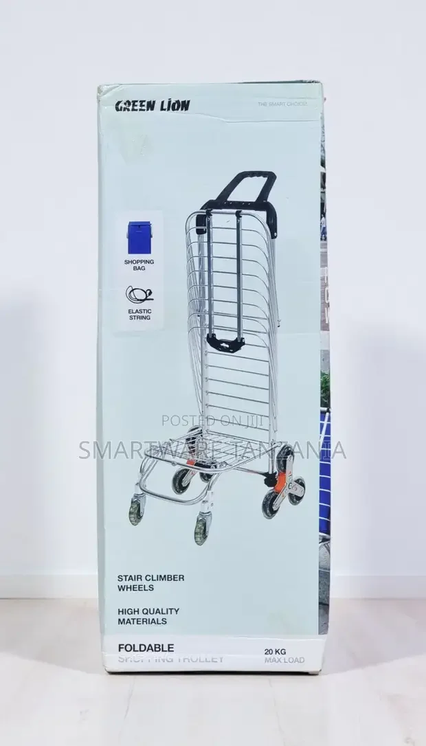 Green Lion Foldable Shopping Trolley 20kg Stair Climber - Buy in Dar es Salaam, Tanzania | Smartware