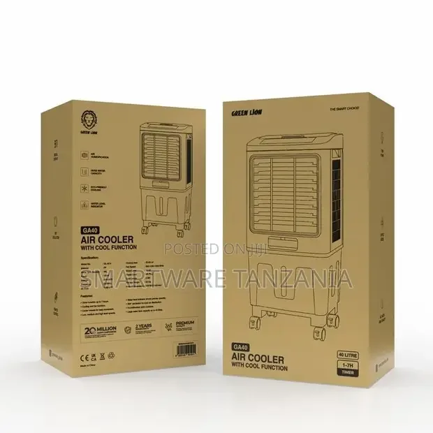 Green Lion Ga40 Air Cooler With Cool Function - WhiteGray