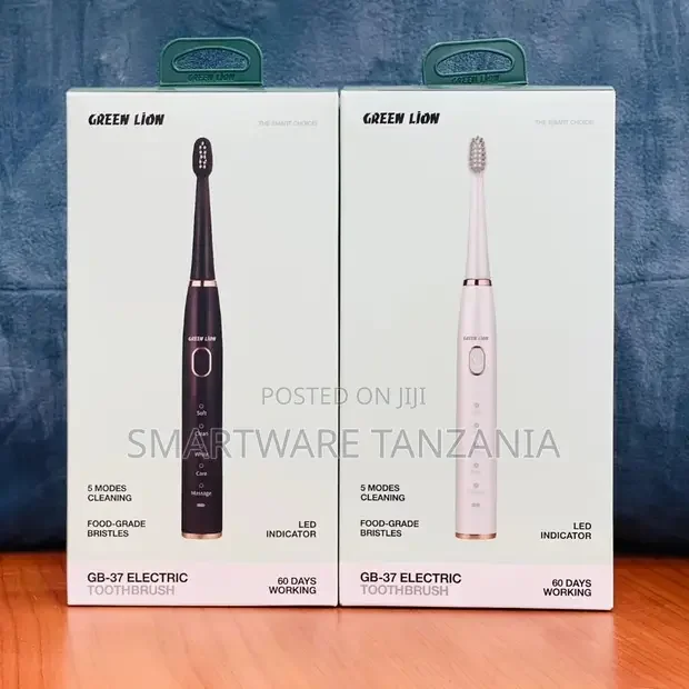 Green Lion GB-37 Electric Toothbrush With 5 Cleaning Modes - Buy in Dar es Salaam, Tanzania | Smartware