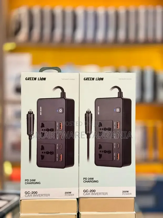 Green Lion GC-200 Car Power Inverter 200W - Buy in Dar es Salaam, Tanzania | Smartware
