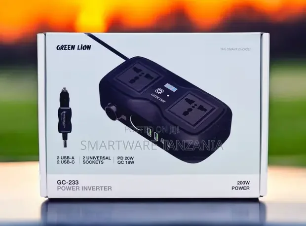 Green Lion GC-233 200W Car Power Inverter - Buy in Dar es Salaam, Tanzania | Smartware