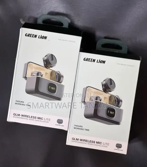 Green Lion GLM Wireless Mic Lite - 7h Noise Cancellation System - Buy in Dar es Salaam, Tanzania | Smartware