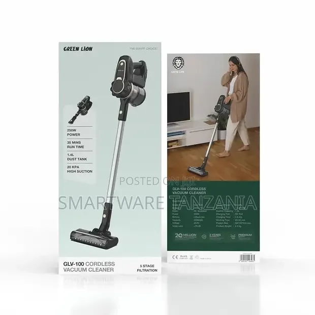 Green Lion GLV-100 Cordless Vacuum Cleaner - Buy in Dar es Salaam, Tanzania | Smartware