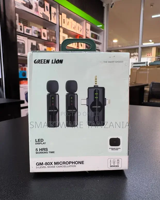 Green Lion GM-80X Wireless Microphone - Buy in Dar es Salaam, Tanzania | Smartware