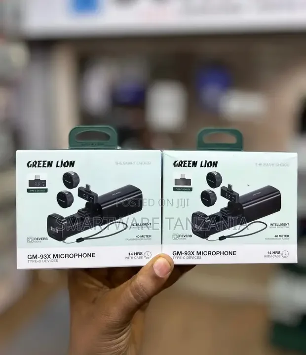 Green Lion GM-93X Wireless Microphone for Type-C Phones - Buy in Dar es Salaam, Tanzania | Smartware