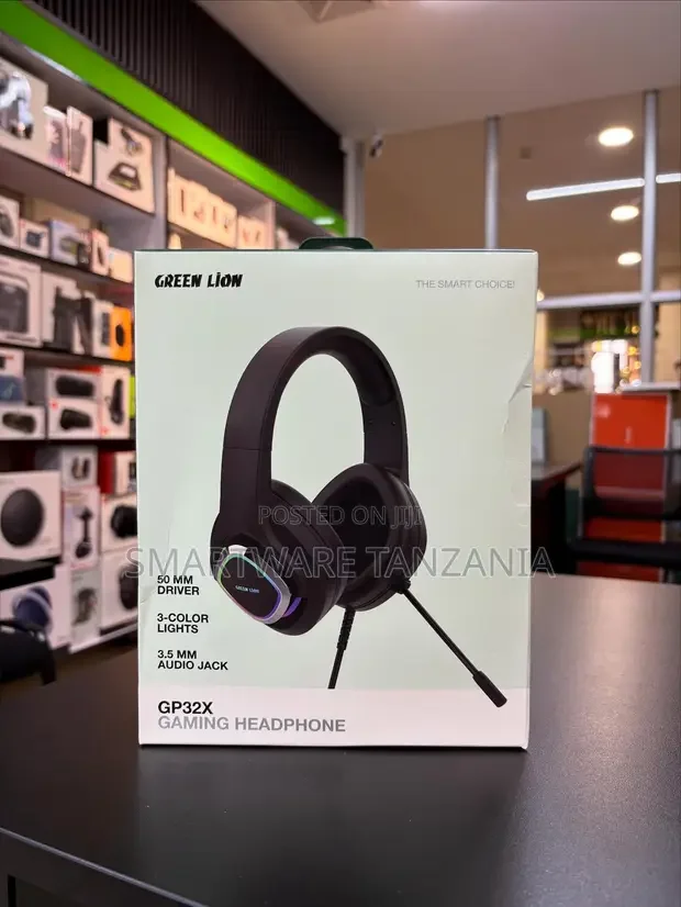 Green Lion GP32X Gaming Headphone 50mm Driver - Buy in Dar es Salaam, Tanzania | Smartware