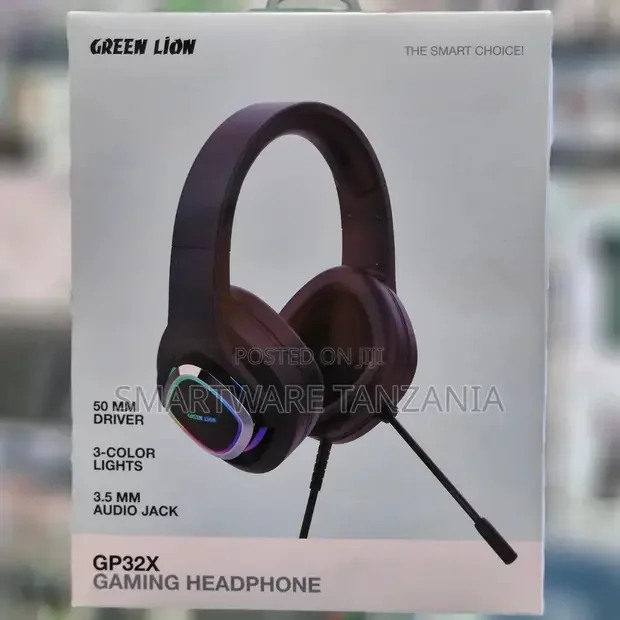 Green Lion GP32X Gaming Headphone - Buy in Dar es Salaam, Tanzania | Smartware
