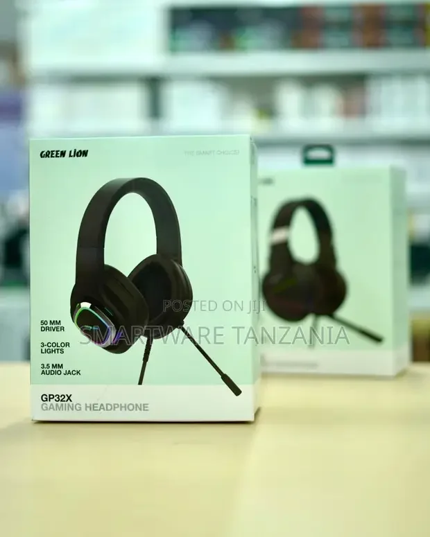 Green Lion Gp32x Gaming Headphone - 50mm Drivers, RGB Lights