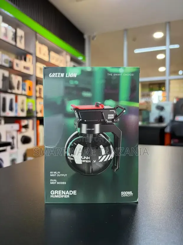 Green Lion Grenade Humidifier 500ml - Buy in Dar es Salaam, Tanzania | Smartware
