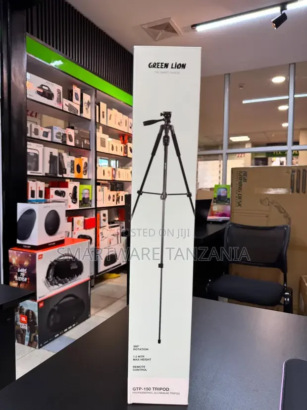 Green Lion GTP-150 Professional Aluminum Tripod - Buy in Dar es Salaam, Tanzania | Smartware