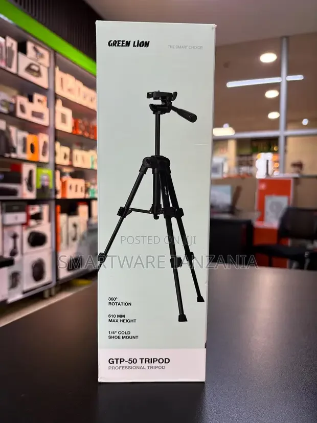 Green Lion GTP-50 Professional Tripod - Buy in Dar es Salaam, Tanzania | Smartware