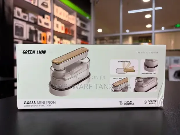 Green Lion Gx288 Mini Iron Steam Function Touch Control - Buy in Dar es Salaam, Tanzania | Smartware