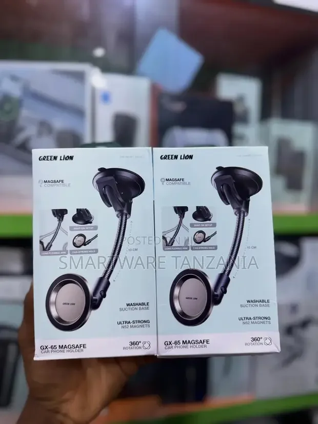 Green Lion GX-65 MagSafe Flexible Arm Car Holder - Buy in Dar es Salaam, Tanzania | Smartware