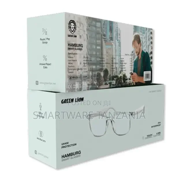 Green Lion Hamburg Smart Glasses - White - Buy in Dar es Salaam, Tanzania | Smartware