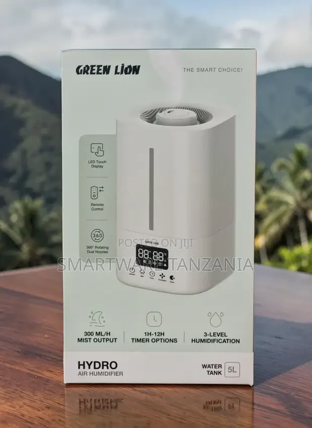 Green Lion Hydro Air Humidifier 5L with Timer and Remote Control - Buy in Dar es Salaam, Tanzania | Smartware