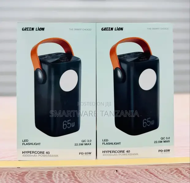 Green Lion Hypercore 40 Powerbank - 40000mAh with 65W PD - Buy in Dar es Salaam, Tanzania | Smartware