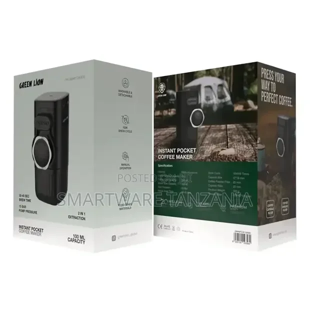 Green Lion Instant Pocket Coffee Maker 100ml - Buy in Dar es Salaam, Tanzania | Smartware