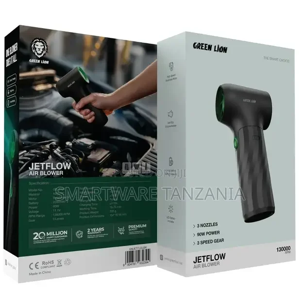 Green Lion Jetflow Air Blower - Black - Buy in Dar es Salaam, Tanzania | Smartware