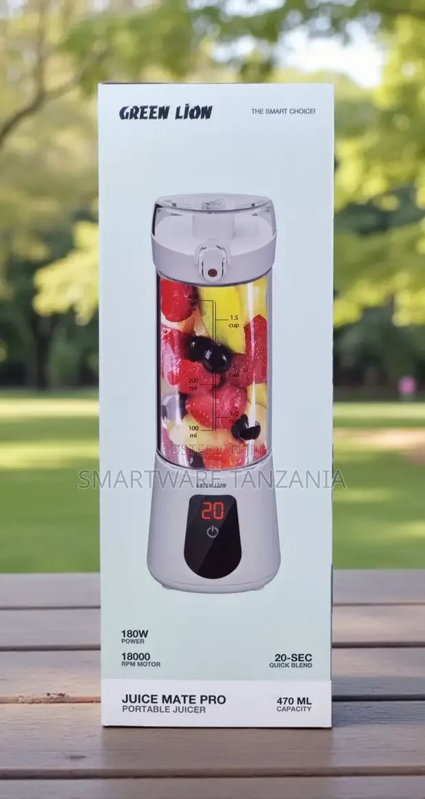 Green Lion Juice Mate Pro 470ml Portable Juicer - Buy in Dar es Salaam, Tanzania | Smartware