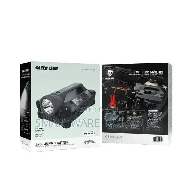 Green Lion Jx66 Jump Starter 24000mah - Buy in Dar es Salaam, Tanzania | Smartware