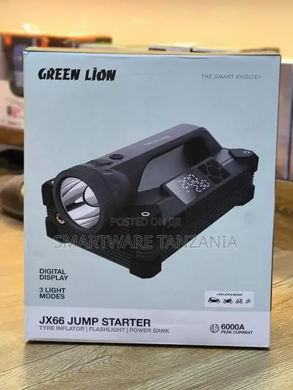 Green Lion JX66 Jump Starter - Buy in Dar es Salaam, Tanzania | Smartware