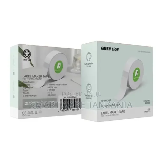 Green Lion Label Maker Tape for Thermal Printers - Buy in Dar es Salaam, Tanzania | Smartware