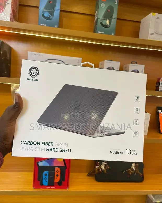 Green Lion Macbook 13 Air 2020 Carbon Fiber Case - Buy in Dar es Salaam, Tanzania | Smartware