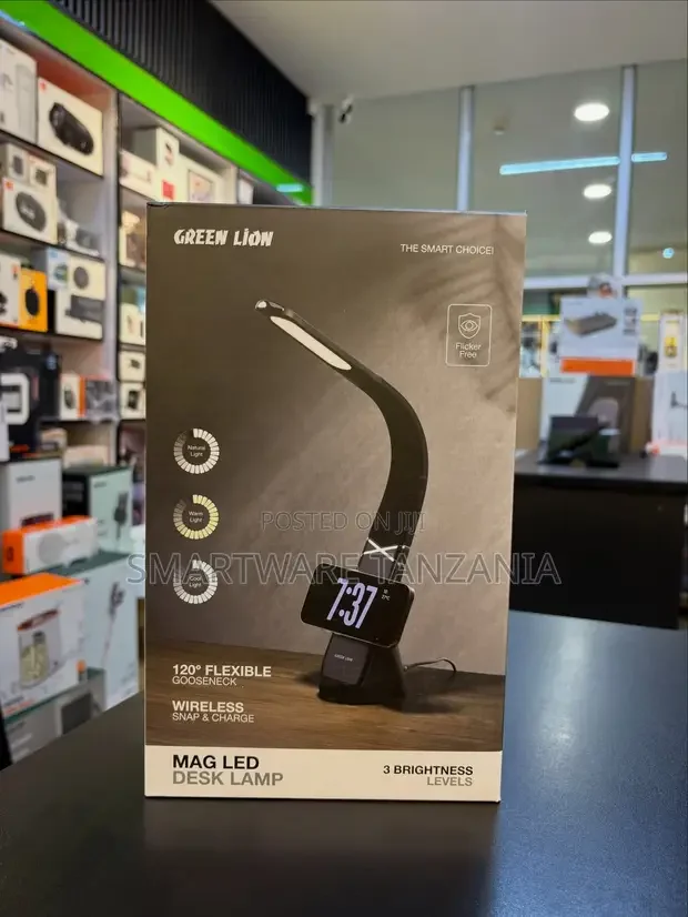 Green Lion Mag LED Desk Lamp with Wireless Charging - Buy in Dar es Salaam, Tanzania | Smartware