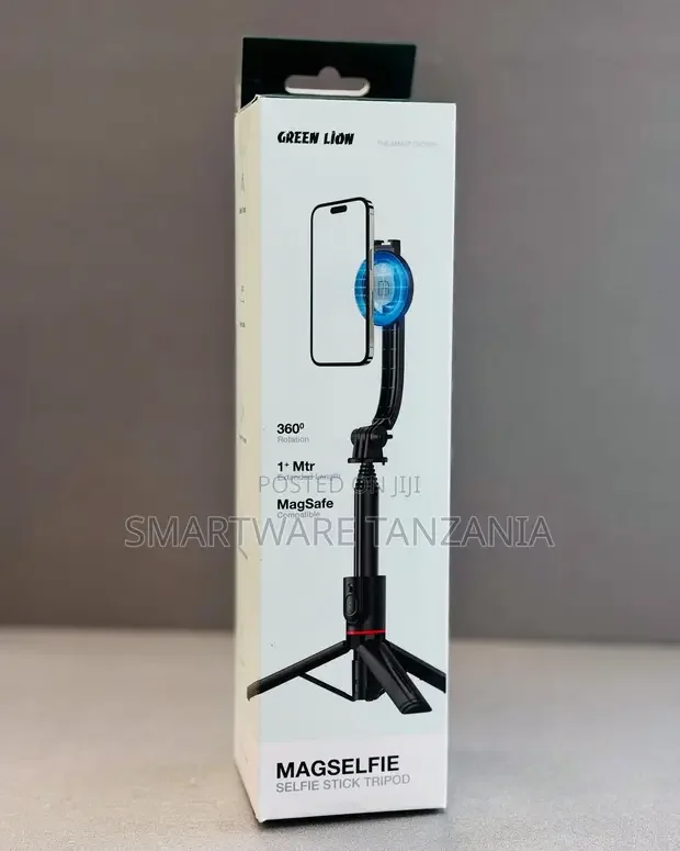 Green Lion Magselfie 1m Tripod - 360 Rotation Magsafe Compatible - Buy in Dar es Salaam, Tanzania | Smartware
