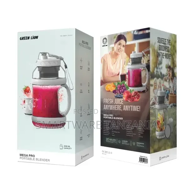 Green Lion Mega Pro Portable Blender - Buy in Dar es Salaam, Tanzania | Smartware