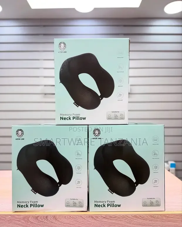 Green Lion Memory Foam Neck Pillow - Travel Support Cushion - Buy in Dar es Salaam, Tanzania | Smartware