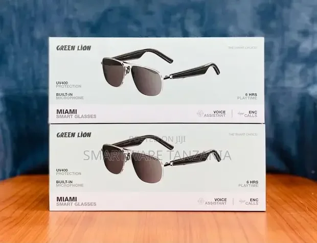 Green Lion Miami Smart Glasses UV400 with Voice Assistant - Buy in Dar es Salaam, Tanzania | Smartware