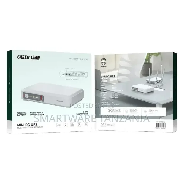 Green Lion Mini DC UPS Multifunction Network - Buy in Dar es Salaam, Tanzania | Smartware