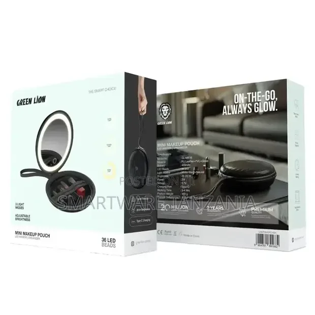 Green Lion Mini Makeup Pouch - Black - Buy in Dar es Salaam, Tanzania | Smartware