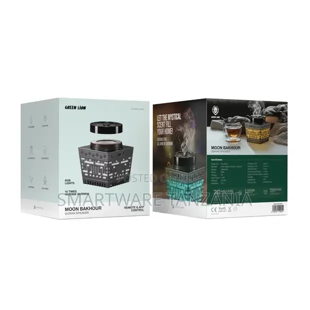 Green Lion Moon Bakhour Quran Speaker - Buy in Dar es Salaam, Tanzania | Smartware