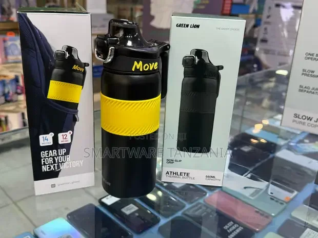 Green Lion Move Athlete Thermal Bottle 550ml - Buy in Dar es Salaam, Tanzania | Smartware