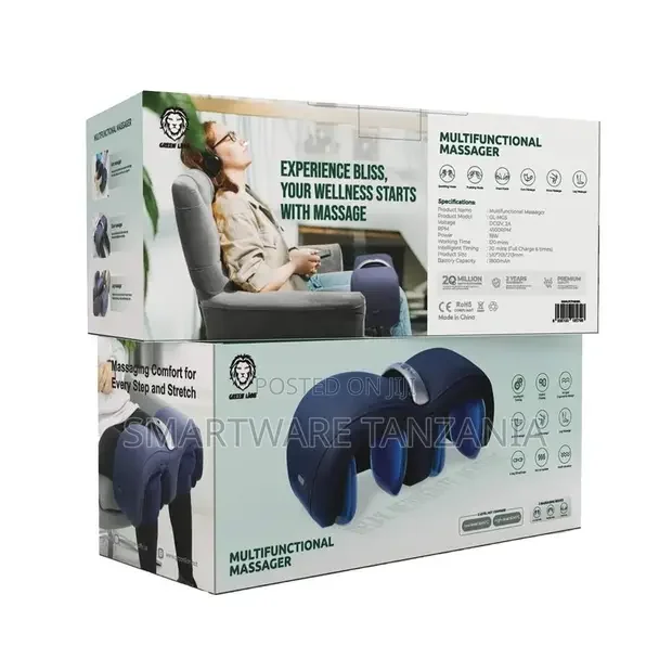 Green Lion Multifunctional Massager - Blue