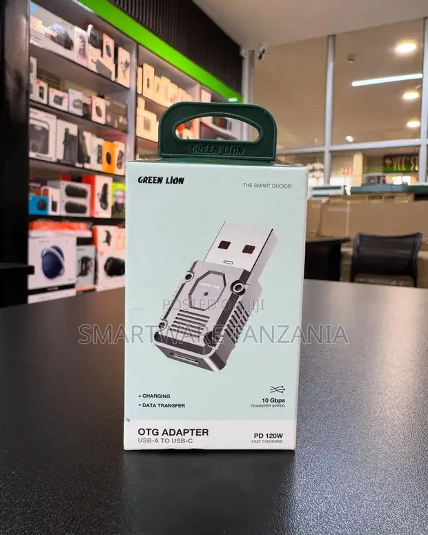 Green Lion OTG Adapter USB-A to USB-C 10 Gbps - Buy in Dar es Salaam, Tanzania | Smartware