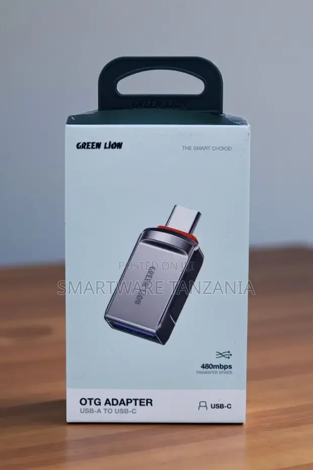 Green Lion OTG Adapter USB-A to USB-C 480Mbps - Buy in Dar es Salaam, Tanzania | Smartware