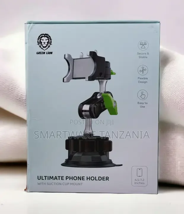 Green Lion Phone Holder With Suction Cup Mount 4.5-7.2 - Buy in Dar es Salaam, Tanzania | Smartware