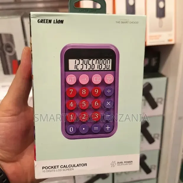 Green Lion Pocket Calculator 10 Digits LCD - Buy in Dar es Salaam, Tanzania | Smartware