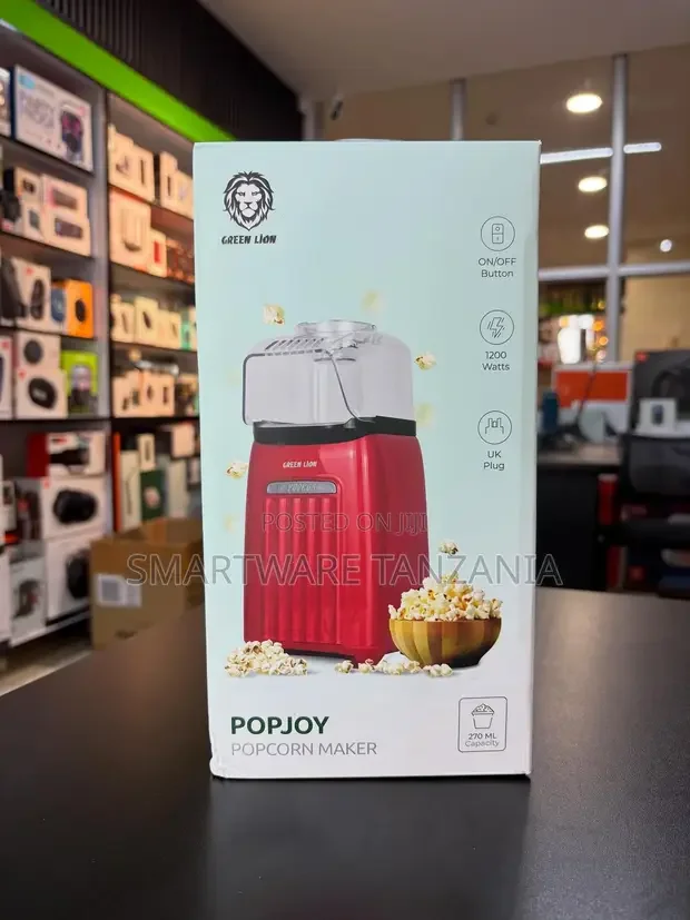 Green Lion Popjoy Popcorn Maker 1200w - Buy in Dar es Salaam, Tanzania | Smartware