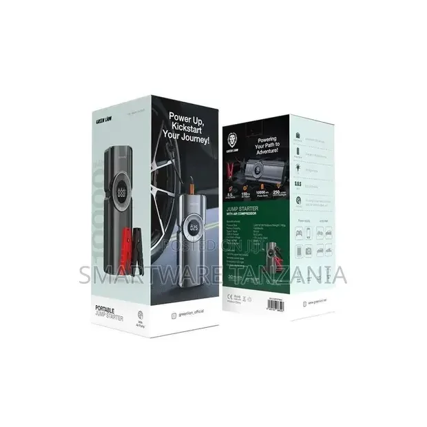 Green Lion Portable Jump Starter - Buy in Dar es Salaam, Tanzania | Smartware