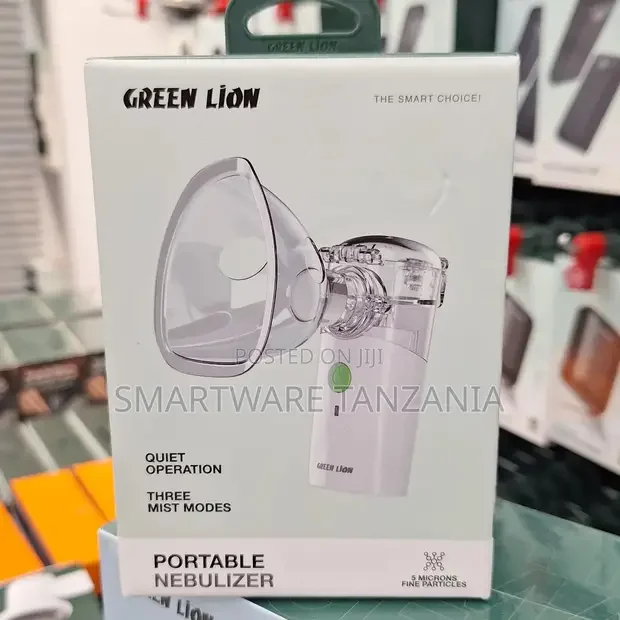Green Lion Portable Nebulizer Quiet Fine Mist for on-the-Go Relief