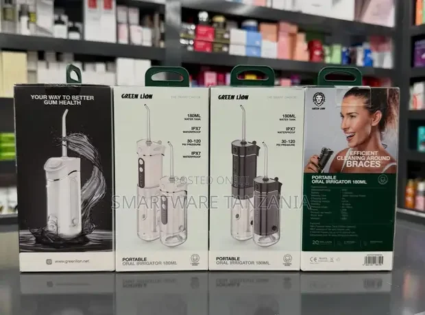 Green Lion Portable Oral Irrigator 180ml Ipx7 Waterproof Cleaner