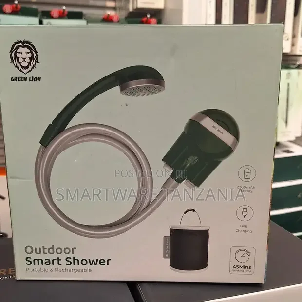 Green Lion Portable Outdoor Smart Shower - Buy in Dar es Salaam, Tanzania | Smartware