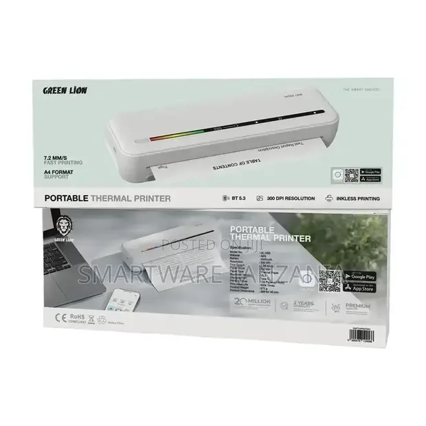 Green Lion Portable Thermal Printer - Buy in Dar es Salaam, Tanzania | Smartware